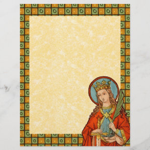 1-seitige St. Barbara von Nicomedia (JP 01)