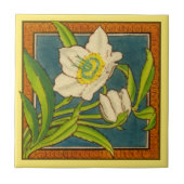 1 Set von 8 Repro Viktorianisch Maw bunt Blüte Fliese (Vorderseite)