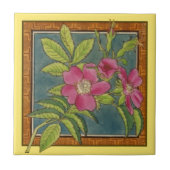 1 Set von 8 Repro Viktorianisch Maw bunt Blüte Fliese (Vorderseite)