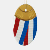 1. Setzen Sie Goldmedaille Keramik Ornament (Rechts)