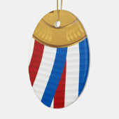 1. Setzen Sie Goldmedaille Keramik Ornament (Links)