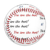 #1 Sie sind die Besten Baseball (Vorderseite Links)