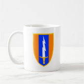 1. Signal-Brigade-Schulterpflaster Kaffeetasse (Links)