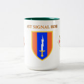 1. SIGNAL BRIGADE ZWEIFARBIGE TASSE (Mittel)