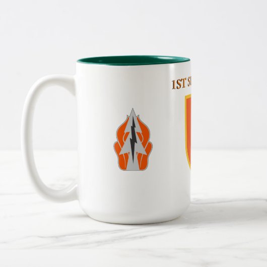 1. SIGNAL BRIGADE ZWEIFARBIGE TASSE (Links)