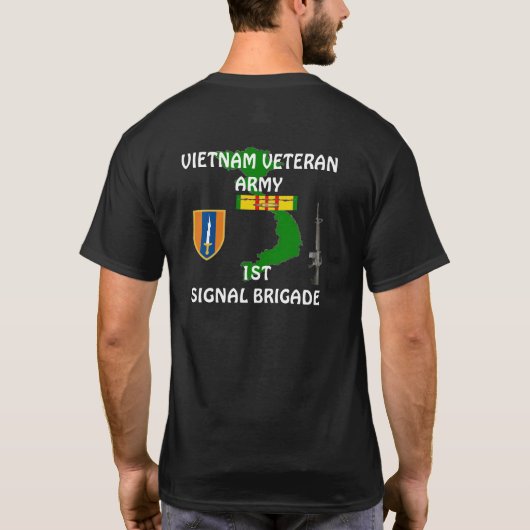 1. Signal-Brigaden-Vietnam-T - Shirt (Rückseite)
