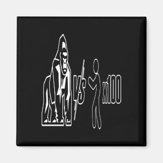 1 Silberrücken-Gorilla gegen 100 Menschen_3 Magnet