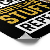 1.Sleep Do Creepy Mortician Stuff Wiederholung Poster (Ecke)