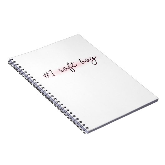 #1 Soft Boy Notebook Notizblock (Rechte Seite)