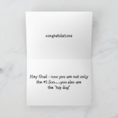 "#1 SON AND GRAD" GRUPPENKARTE KARTE (Innenseite)