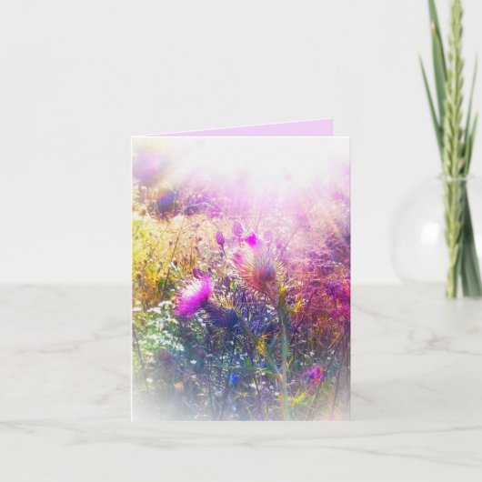 1 SONNE AUF DER KLEINEN GREETKARTE KARTE (Vorderseite)