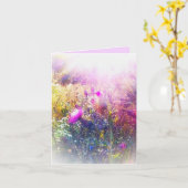 1 SONNE AUF DER KLEINEN GREETKARTE KARTE (Gelbe Blume)