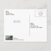 1. Sonnenaufgang 2017 Cocoa Beach bald wieder gut Postkarte (Rückseite)