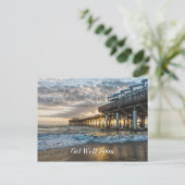 1. Sonnenaufgang 2017 Cocoa Beach bald wieder gut Postkarte (Stehend Vorderseite)