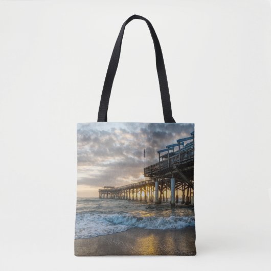 1. Sonnenaufgang 2017 Kakaostrand Tasche (Vorderseite)