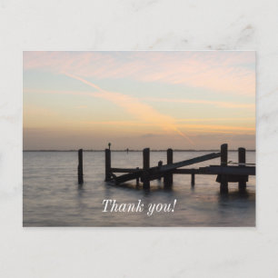 1. Sonnenuntergang 2017 Cocoa Beach Postkarte