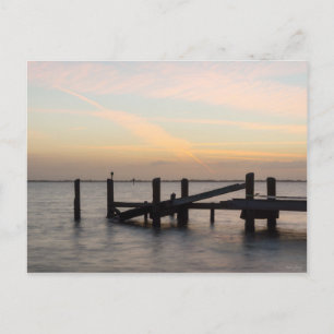 1. Sonnenuntergang 2017 Cocoa Beach Postkarte