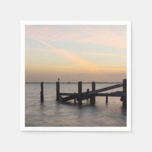 1. Sonnenuntergang 2017 Cocoa Beach Serviette