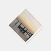 1. Sonnenuntergang 2017 Cocoa Beach Serviette (Ecke)