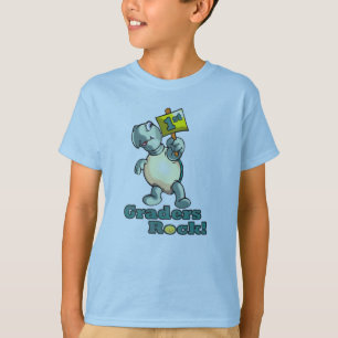 "1. Sortierer-Felsen-" Schildkröte-Entwurf T-Shirt