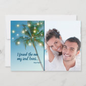 1 Soul Lieben Tropical Beach Save the Date gefunde Ankündigung (Vorderseite)