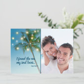 1 Soul Lieben Tropical Beach Save the Date gefunde Ankündigung (Stehend Vorderseite)