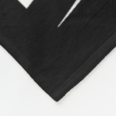 1% Sozialbatterie Sarcastic Funny eingeführt Katze Fleecedecke (Ecke)