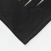 1% Sozialbatterie Sarcastic Funny eingeführt Katze Fleecedecke (Ecke)