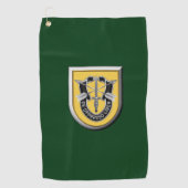 1. Special Forces Group (Im Flugzeug) Golfhandtuch (Vorderseite)