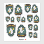 1. Special Ops Command Delta Force Contour Sticke Aufkleber (Blatt)