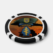 1. Spezialkräfte Grüne Berets für Lewis Pokerchips (Einzeln)