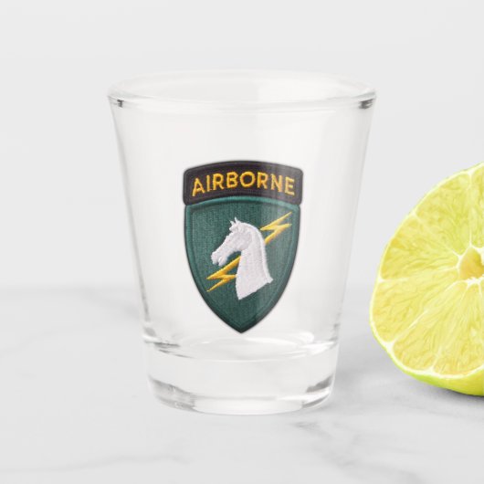 1. Spezialoperation-Befehl SOCOM Ops PSYOP Schnapsglas (Vorderseite)