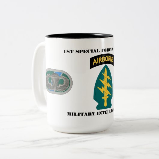 1. SPEZIELLE KRAFT-BEFEHL M.I. BN MUG ZWEIFARBIGE TASSE (Vorderseite Links)