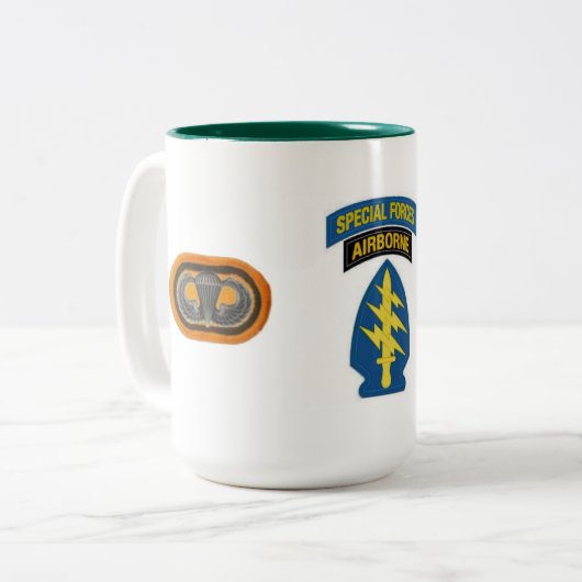 1. Spezielle Kraft-Gruppen-Tasse Zweifarbige Tasse (Vorderseite Links)