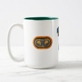 1. Spezielle Kraft-Gruppen-Tasse Zweifarbige Tasse (Links)