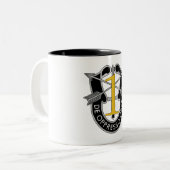 1. Spezielle Kraft-Gruppen-Wappen Zweifarbige Tasse (Vorderseite Links)