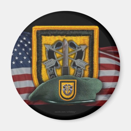 1. Spezielle Kräftegruppe flash vietnam Magnetvete Magnet (Vorne)