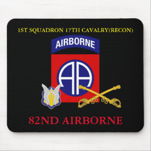 1. SQUADRON 17. CAVALRY(RECON) 82. IM FLUGZEUG MOUSEPAD