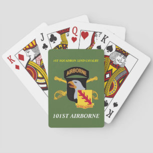 1. SQUADRON 32. CAVALRY 101. ABN PLAYING CARDS SPIELKARTEN