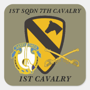 1. SQUADRON 7. CAVALRY 1. CAVALRY STICKERS