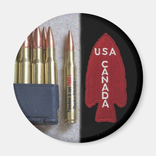 1. SSF Special Service Force Devils Brigade Vets Magnet (Vorne)