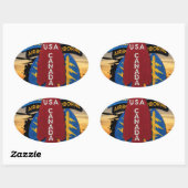 1. SSF Spezialdienstleistung SFG SF Veteran Ovaler Aufkleber (Blatt)