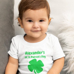 1. St. Patrick's Day Baby T-shirt