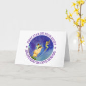 1. STERN AUF IHREM RECHT, GERADEAUS BIS MORGEN KARTE (Gelbe Blume)