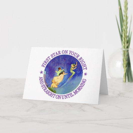 1. STERN AUF IHREM RECHT, GERADEAUS BIS MORGEN KARTE (Vorderseite)