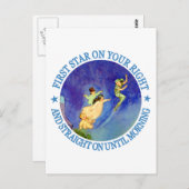 1. STERN AUF IHRER RECHTS, GERADE BIS MORGEN POSTKARTE (Vorne/Hinten)