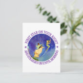 1. STERN AUF IHRER RECHTS, GERADE BIS MORGEN POSTKARTE (Stehend Vorderseite)