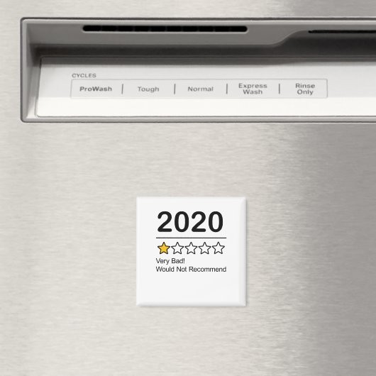 1-Sterne-Bewertung 2020 Magnet (In Situ (Geschirrspüler))