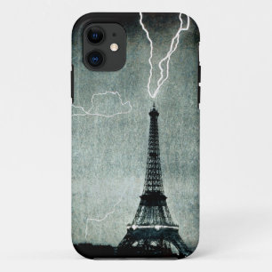 1. Streik - Blitz schlägt Eiffelturm 1902 Case-Mate iPhone Hülle