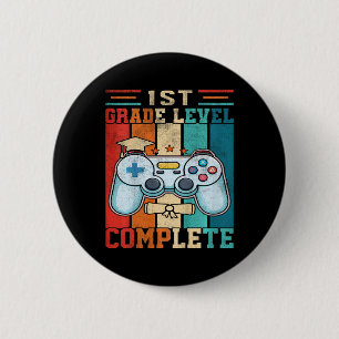 1. Stufe Abschluss Gaming Letzten Schultag Button